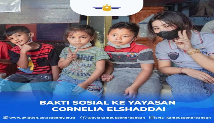 Bakti Sosial dari AVIA Kampus Penerbangan untuk Yayasan Cornelia Elshaddai.